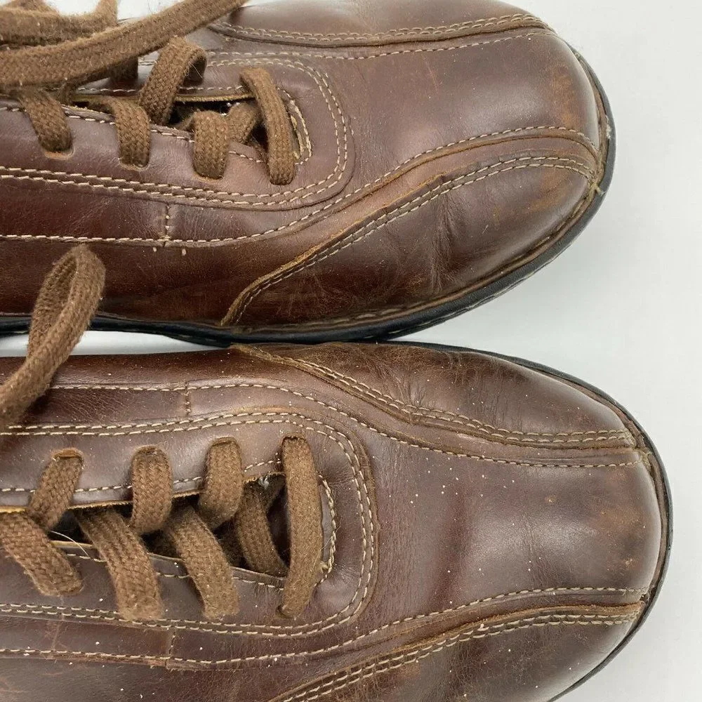 L.L. Bean Shoes Sz 10.5 Brown Derby Oxfords Leather Men
